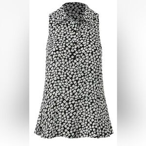 CAbi Befriend Floral Sleeveless Top #5733  Medium